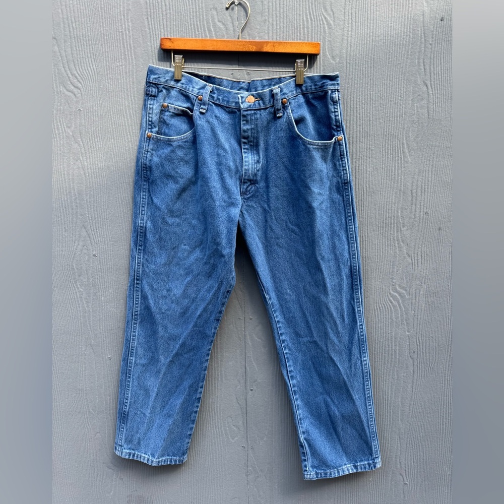 Wrangler Cowboy Cut Slim Fit Denim Jeans Size 36 X 30 - Picture 3 of 11